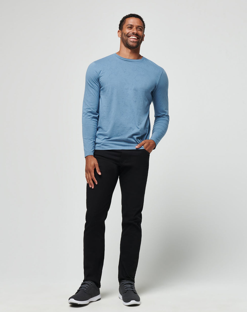 TravisMathew | Warmer Tides Long Sleeve Tee - Coronet