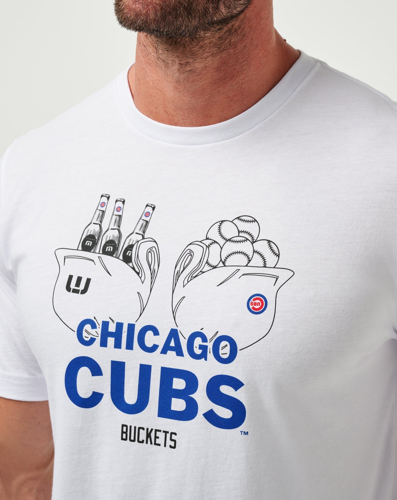TravisMathew | Chicago Cubs Strike One Tee - White