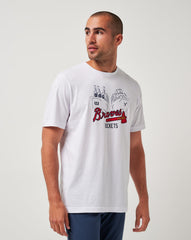 TravisMathew | Atlanta Braves Strike One Tee - White