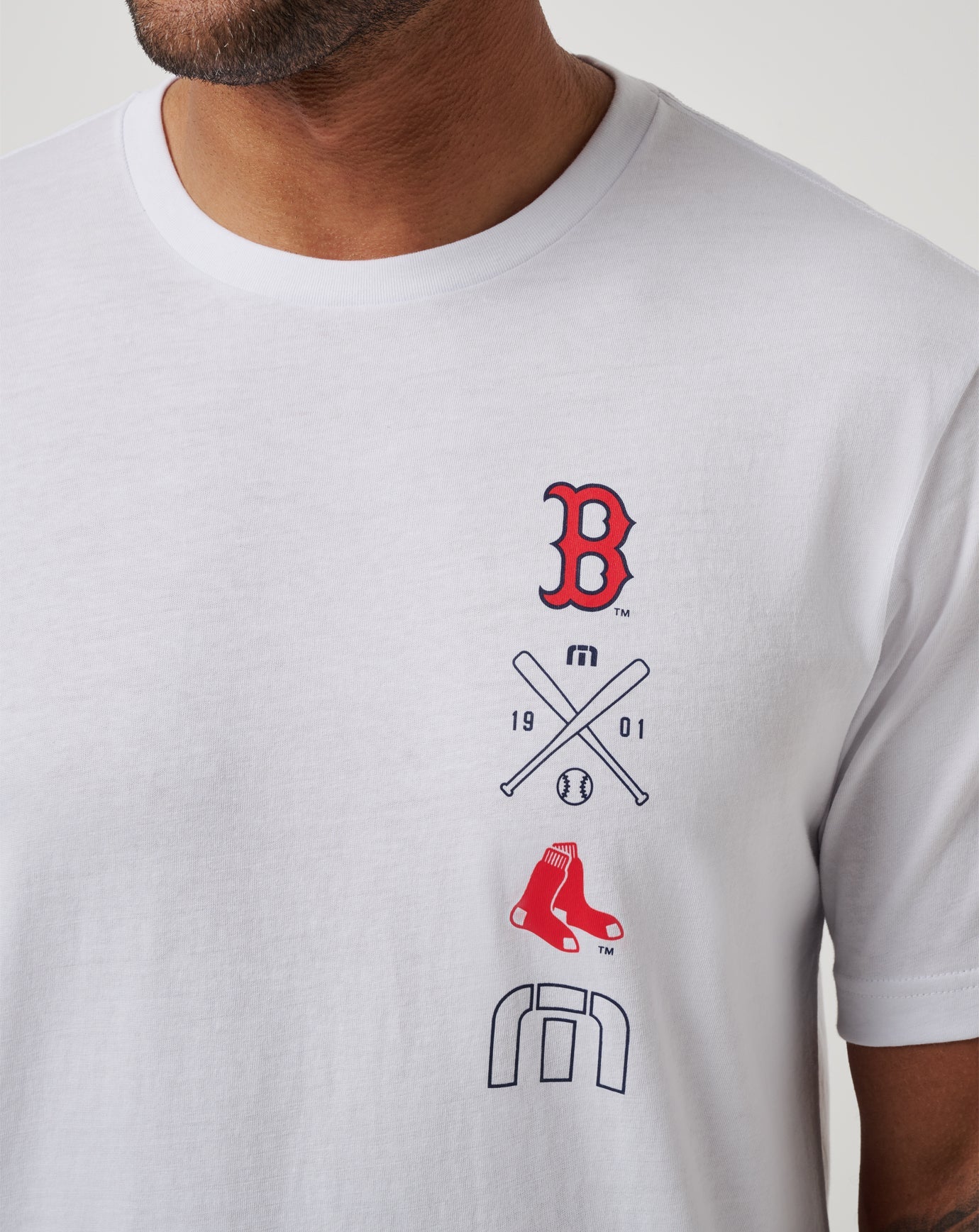 TravisMathew | Boston Red Sox Sunset Slam 2.0 Tee - White