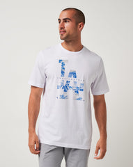 TravisMathew | Los Angeles Dodgers Bleacher Breeze Tee - White