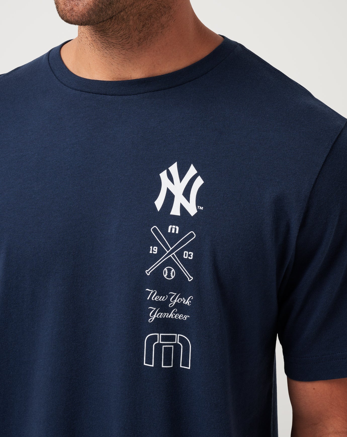 TravisMathew | New York Yankees Sunset Slam Tee - Total Eclipse