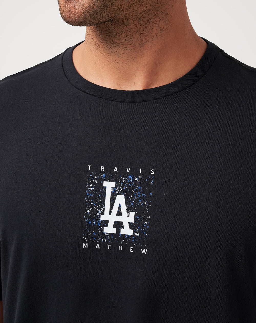 TravisMathew | Los Angeles Dodgers In The Dugout Tee - Black