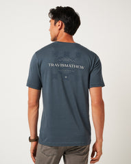 TravisMathew | Preferred Status Tee - Mood Indigo/Vintage Indigo