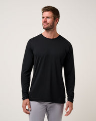 TravisMathew | Performance Jersey Long Sleeve Tee - Black