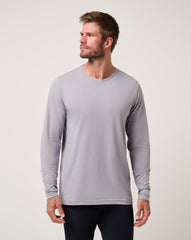 TravisMathew | Performance Jersey Long Sleeve Tee - Sleet