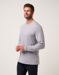 TravisMathew | Performance Jersey Long Sleeve Tee - Sleet