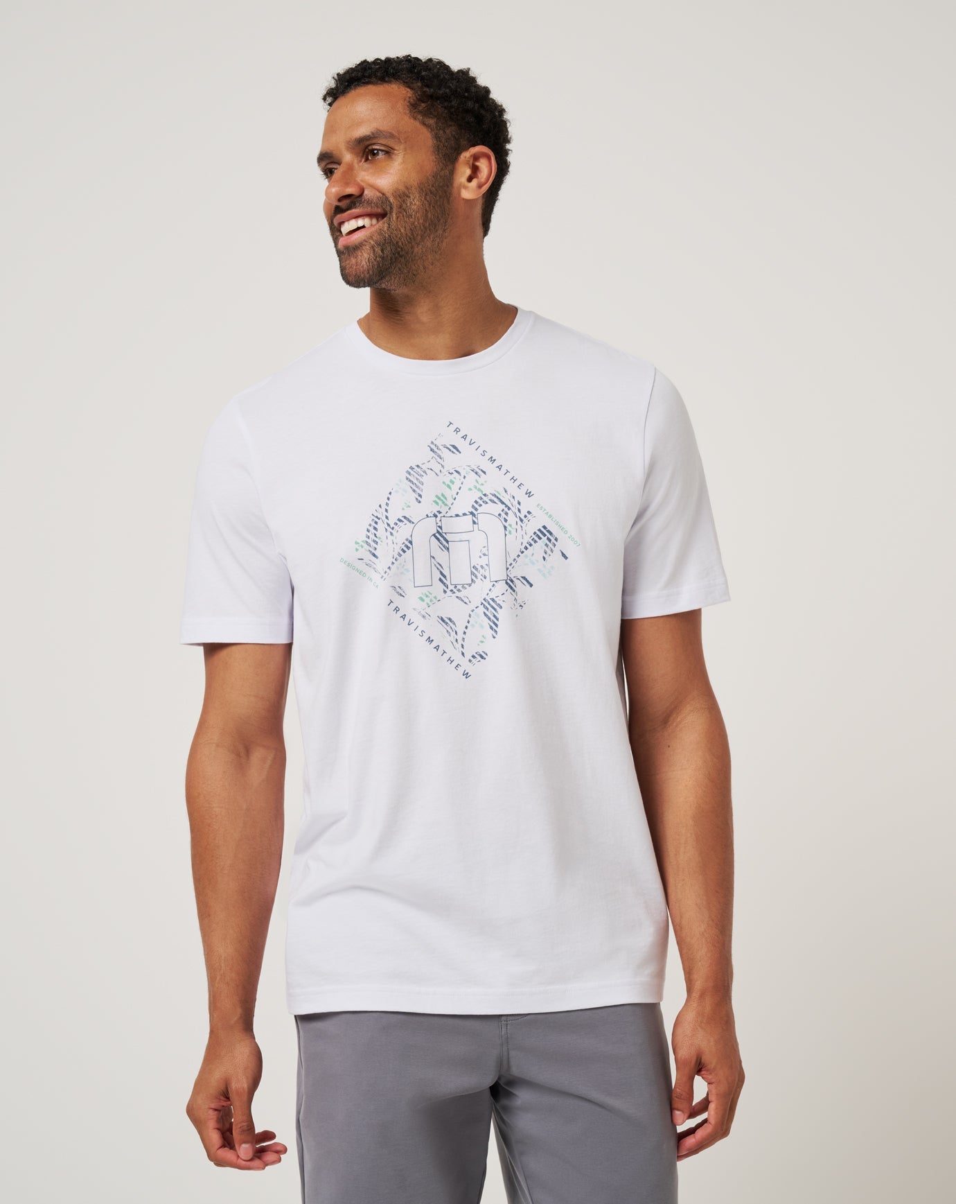 TravisMathew | Rainforest Canopy Tee - White