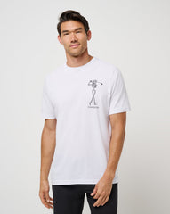 TravisMathew | Golf Sucks Tee - White
