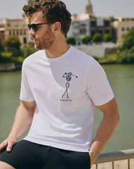 TravisMathew | Golf Sucks Tee - White