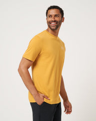 TravisMathew | Crosscheck Tee - Spruce Yellow