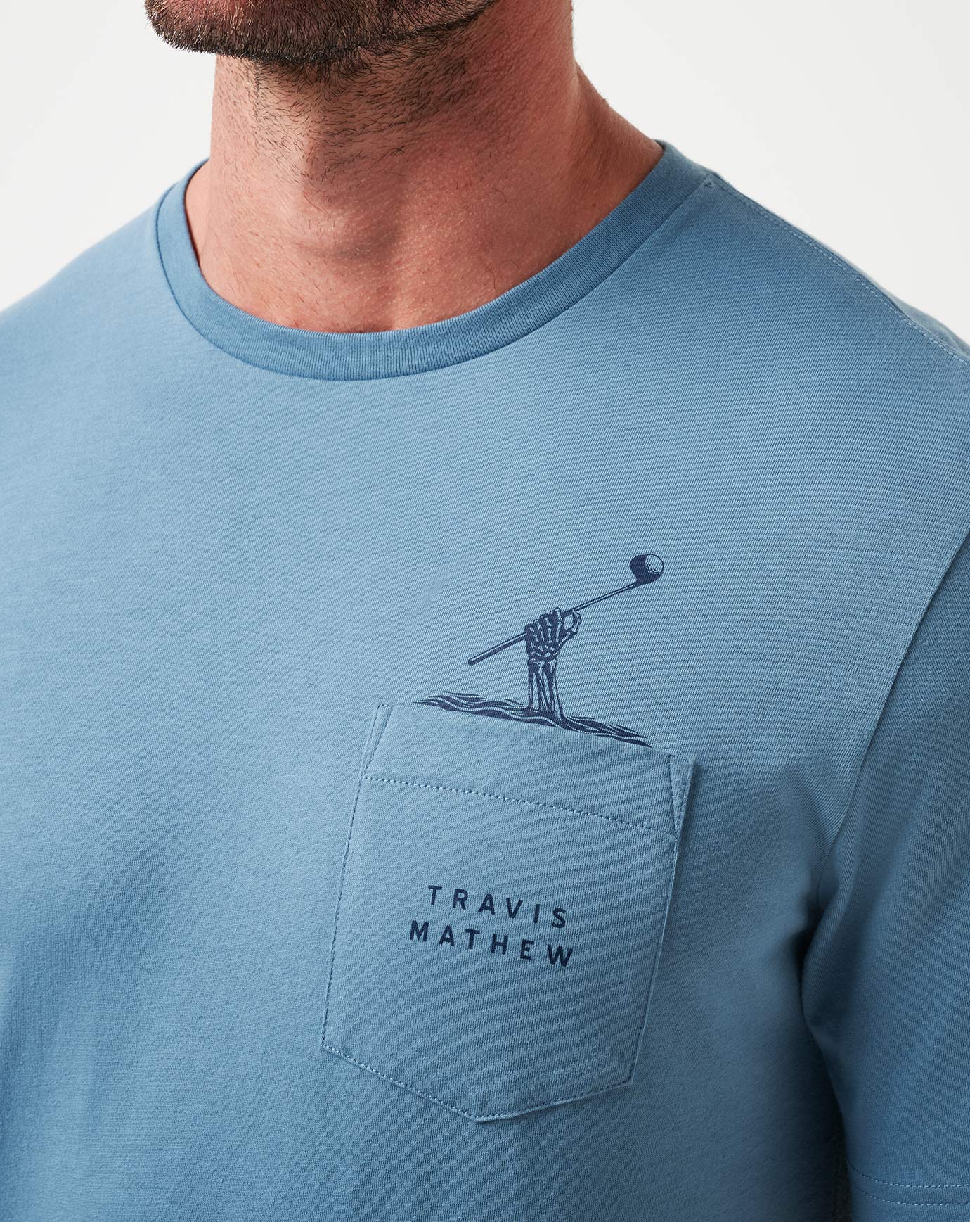 TravisMathew | Air Trick Tee - Captains Blue