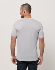 TravisMathew | Short Layover Tee - Heather Light Grey