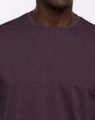 TravisMathew | The Crew Long Sleeve Tee - Mauve Wine/Blue Nights