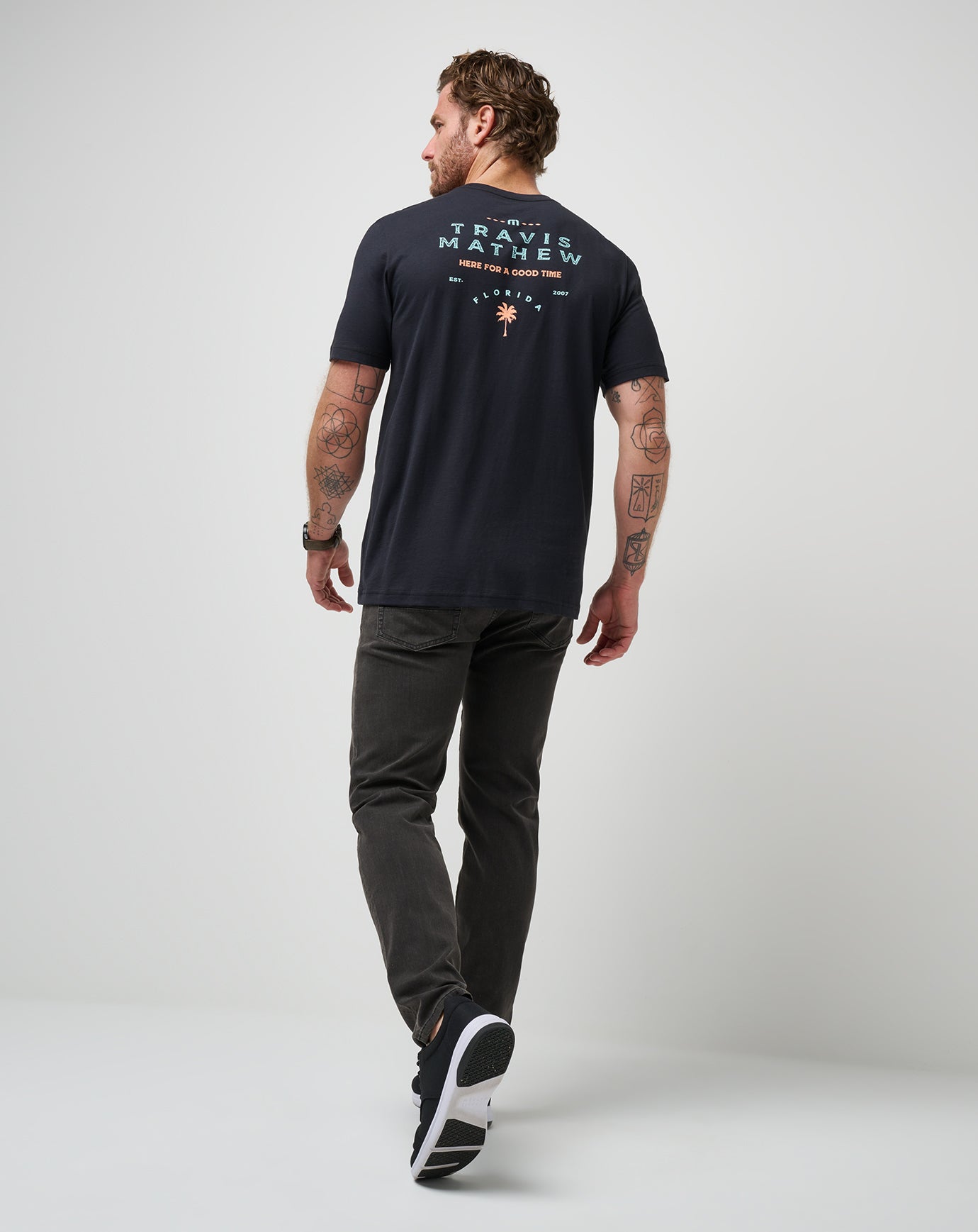 TravisMathew | Nautical Nines Tee - Black