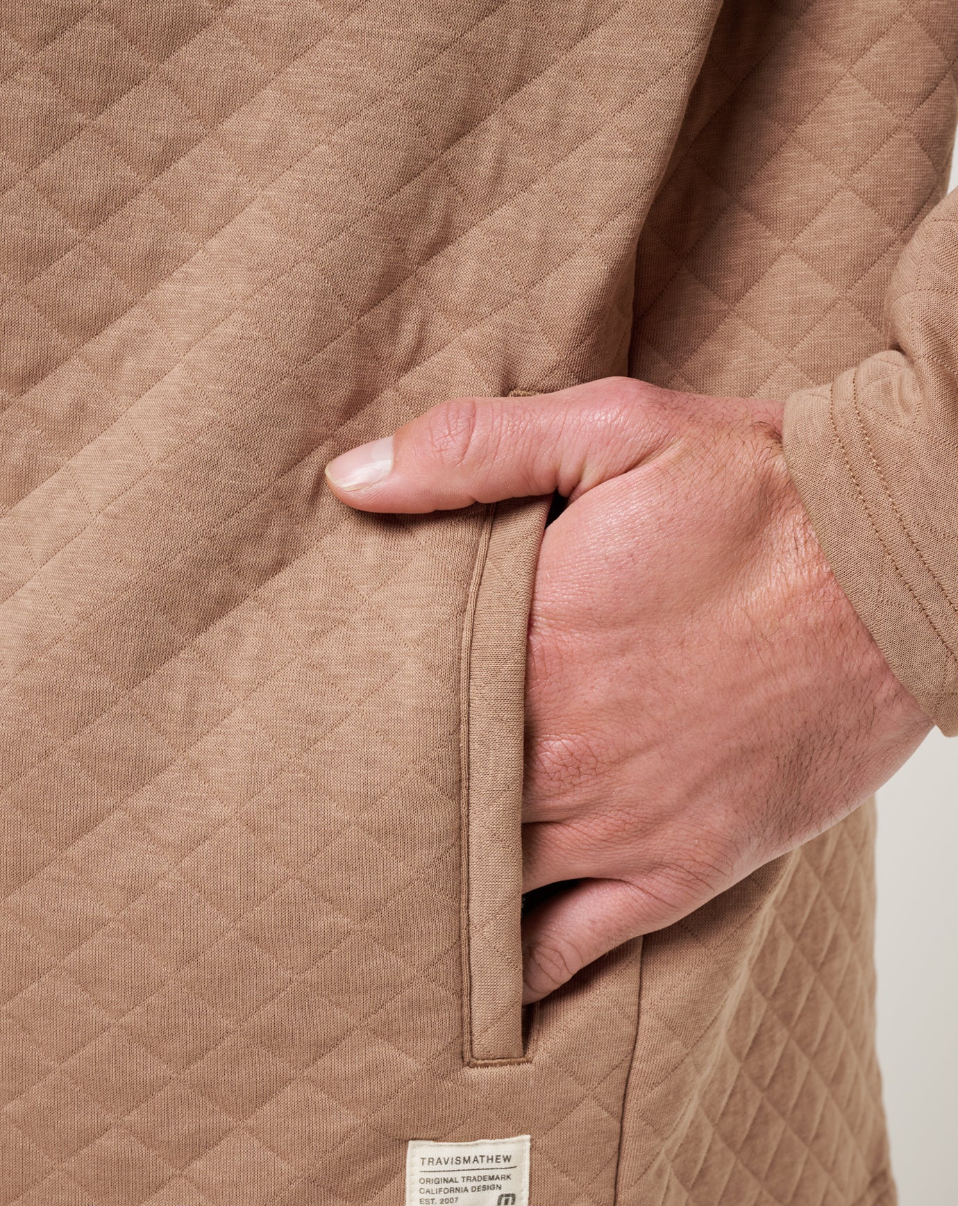TravisMathew | Transatlantic Quarter Zip - Portabella