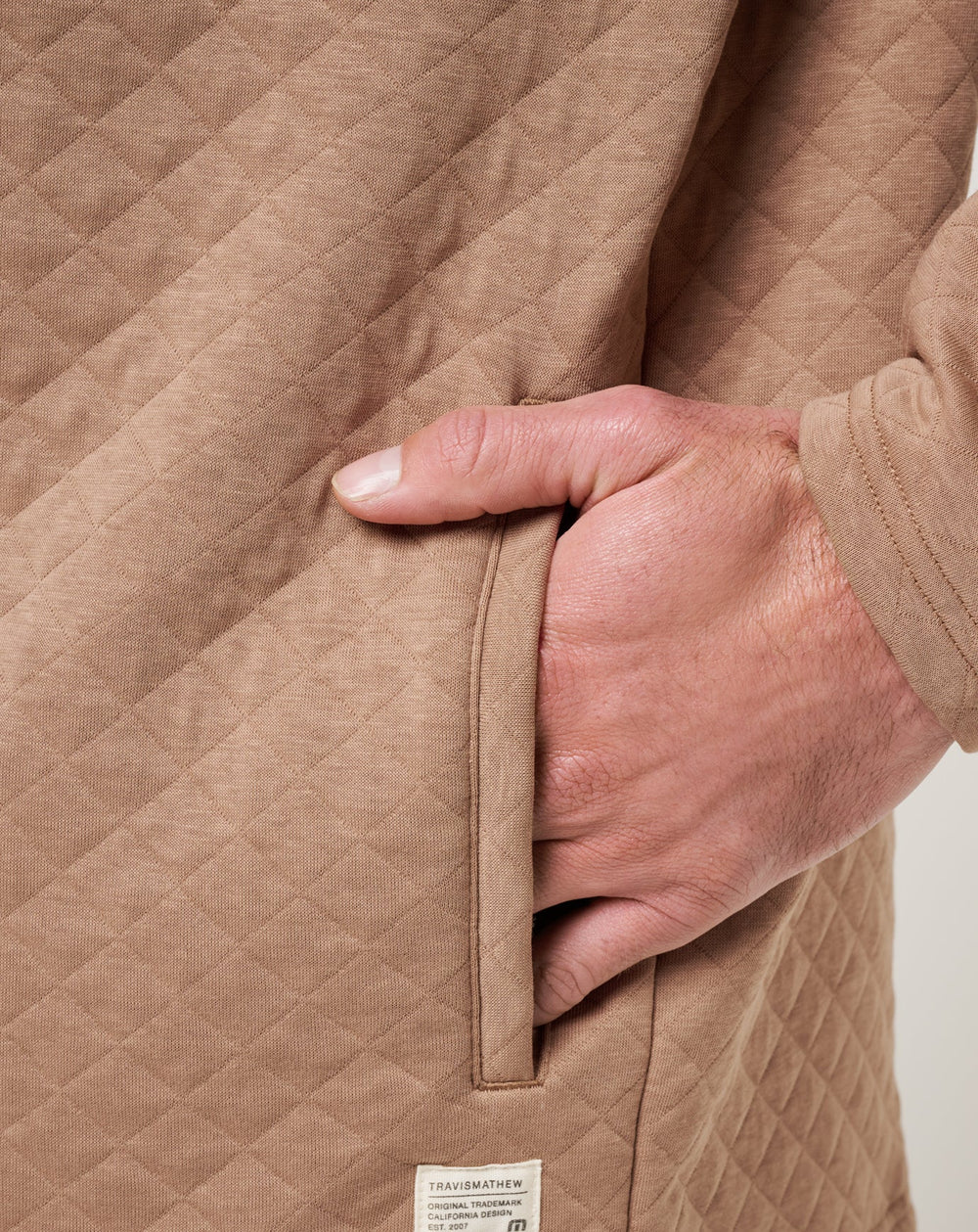TravisMathew | Transatlantic Quarter Zip - Portabella