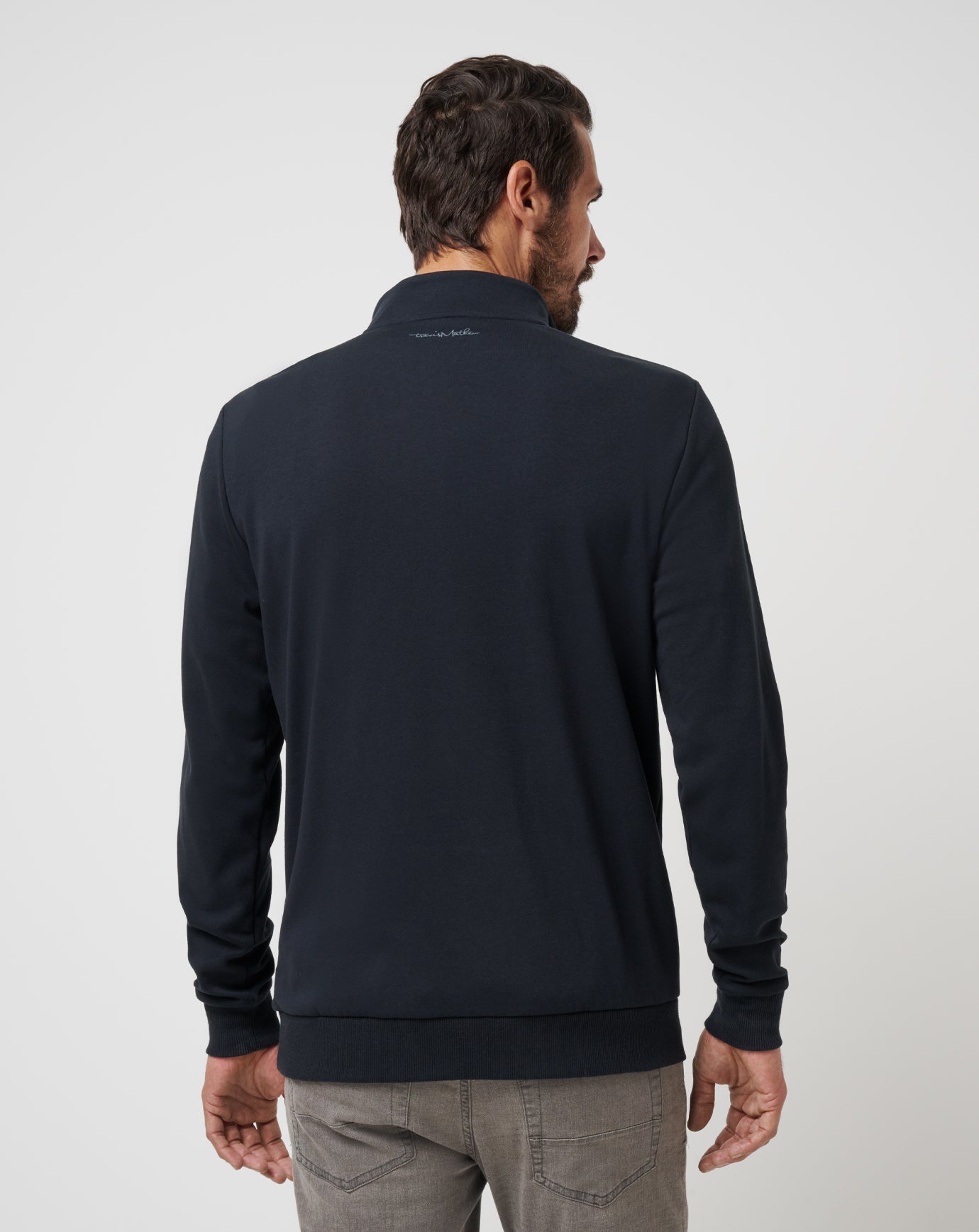TravisMathew | Cloud Quarter Zip 2.0 - Black