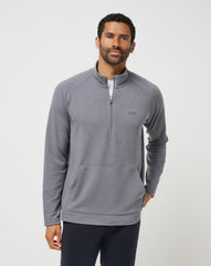 TravisMathew | Performance Waffle Quarter Zip - Quiet Shade