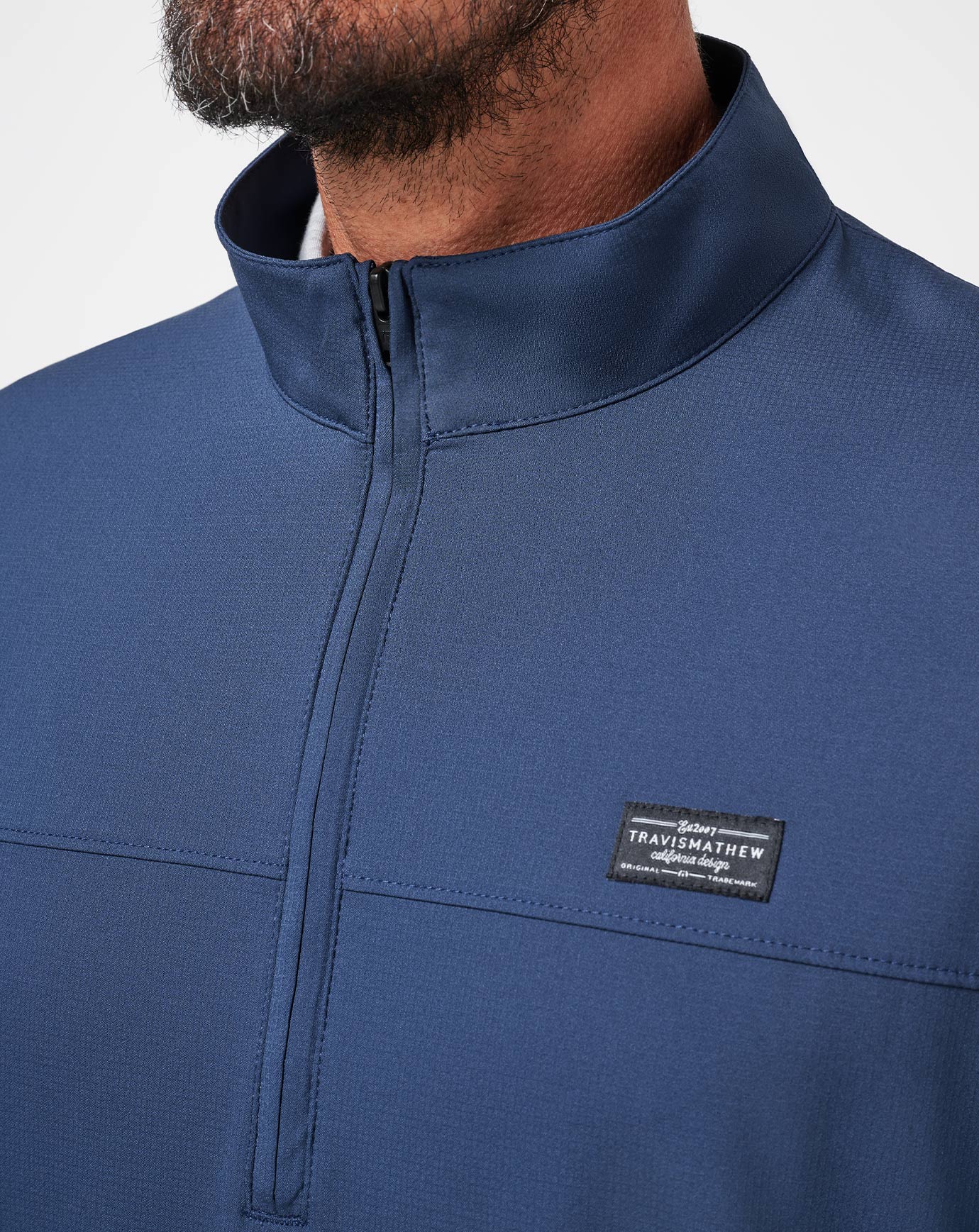 TravisMathew | Wanderlust Quarter Zip - Mood Indigo