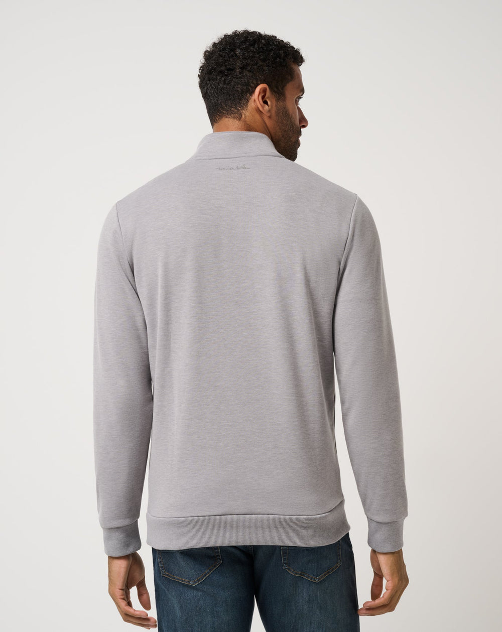 TravisMathew | Cloud Quarter Zip 2.0 - Heather Medium Grey