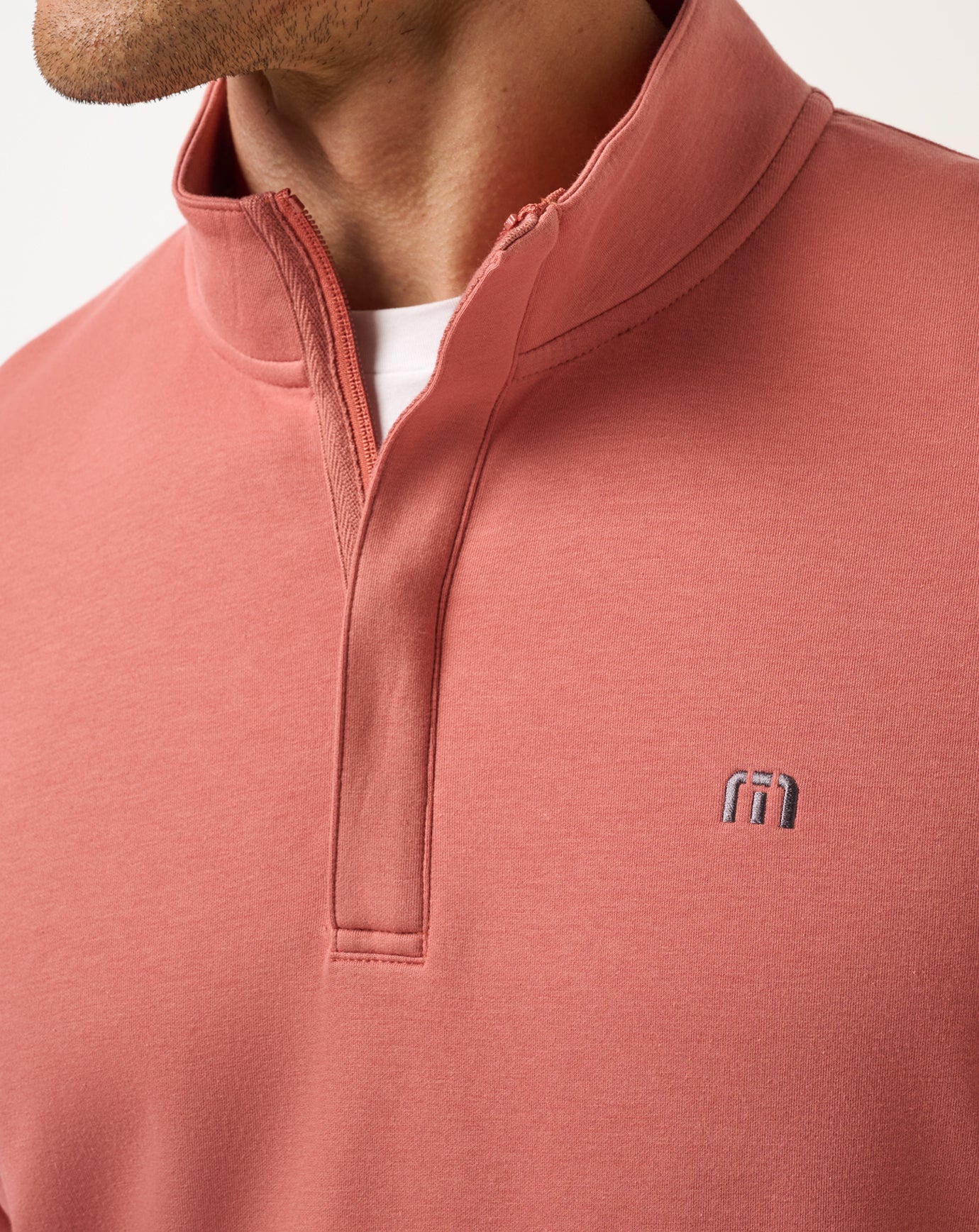 TravisMathew | Cloud Quarter Zip 2.0 - Brick Dust