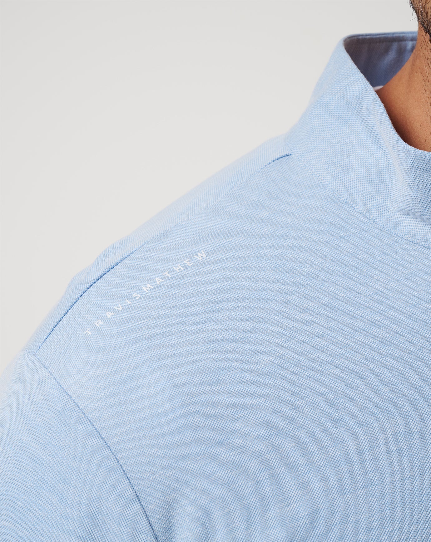 TravisMathew | Chicago Cubs Time To Tailgate Quarter Zip - Heather Blue