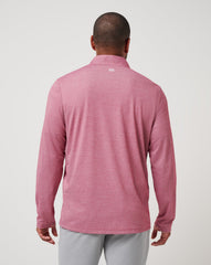 TravisMathew | Texas Rangers Time To Tailgate Quarter Zip - Heather Red