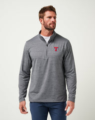 TravisMathew | Texas Rangers The Heater Quarter Zip - Sleet/Quiet Shade