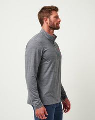TravisMathew | Texas Rangers The Heater Quarter Zip - Sleet/Quiet Shade