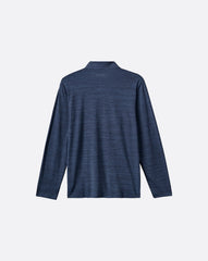 TravisMathew | New York Yankees The Heater Quarter Zip - Vintage Indigo/Black