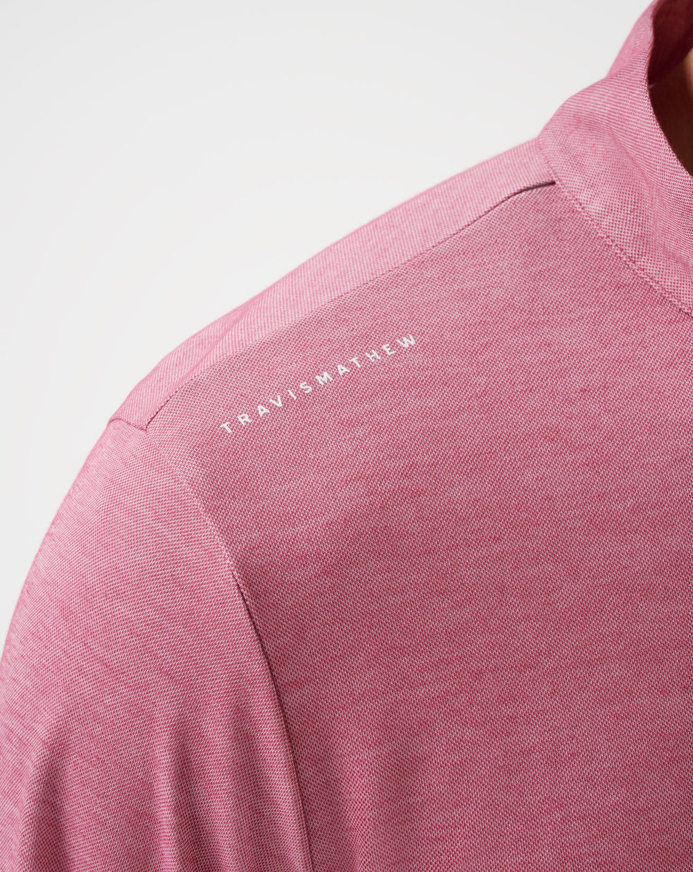 TravisMathew | Washington Nationals Time To Tailgate Quarter Zip - Heather Red