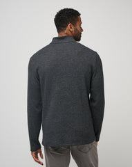 TravisMathew | Last Sunset Quarter Zip - Heather Dark Grey