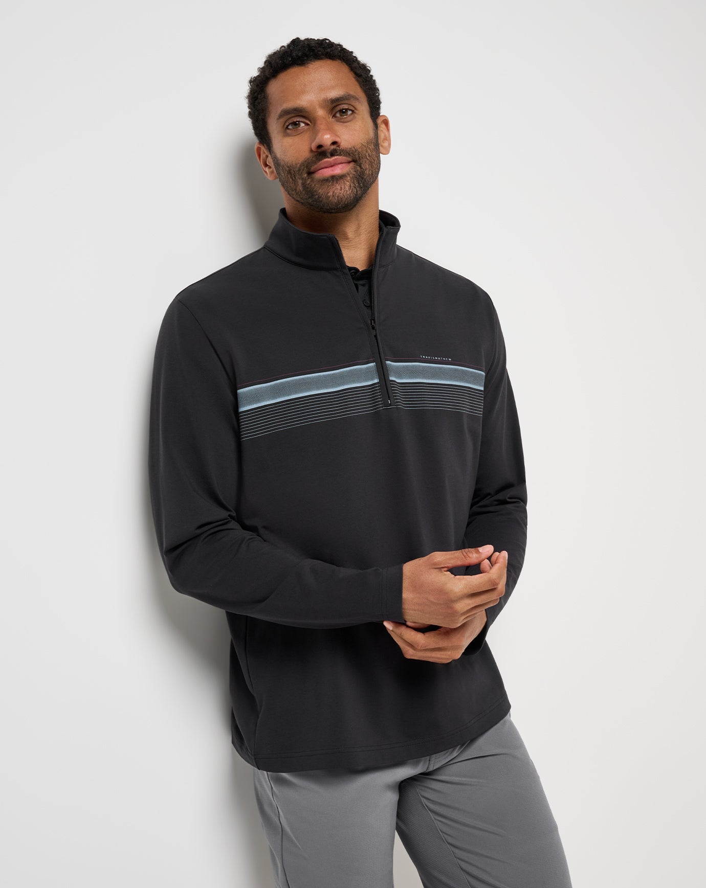 TravisMathew | Nautical Adventure Quarter Zip - Black