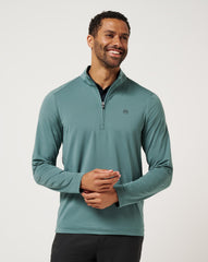 TravisMathew | Heater Pro Quarter Zip - Silver Pine