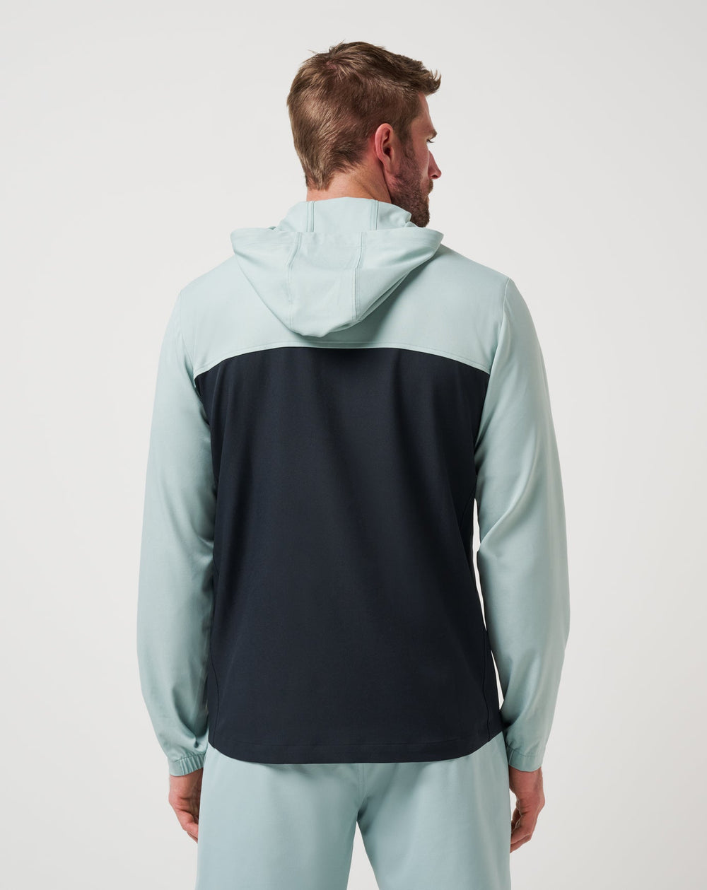 TravisMathew | Coin Toss Quarter Zip Hoodie - Gray Mist