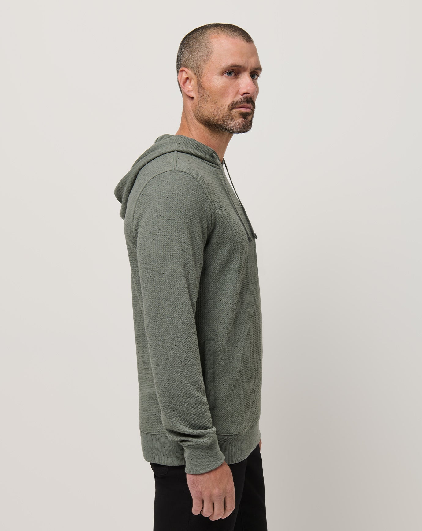 TravisMathew | Cloud Waffle Hoodie - Dark Olive
