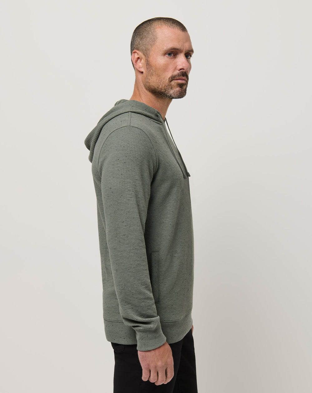 TravisMathew | Cloud Waffle Hoodie - Dark Olive