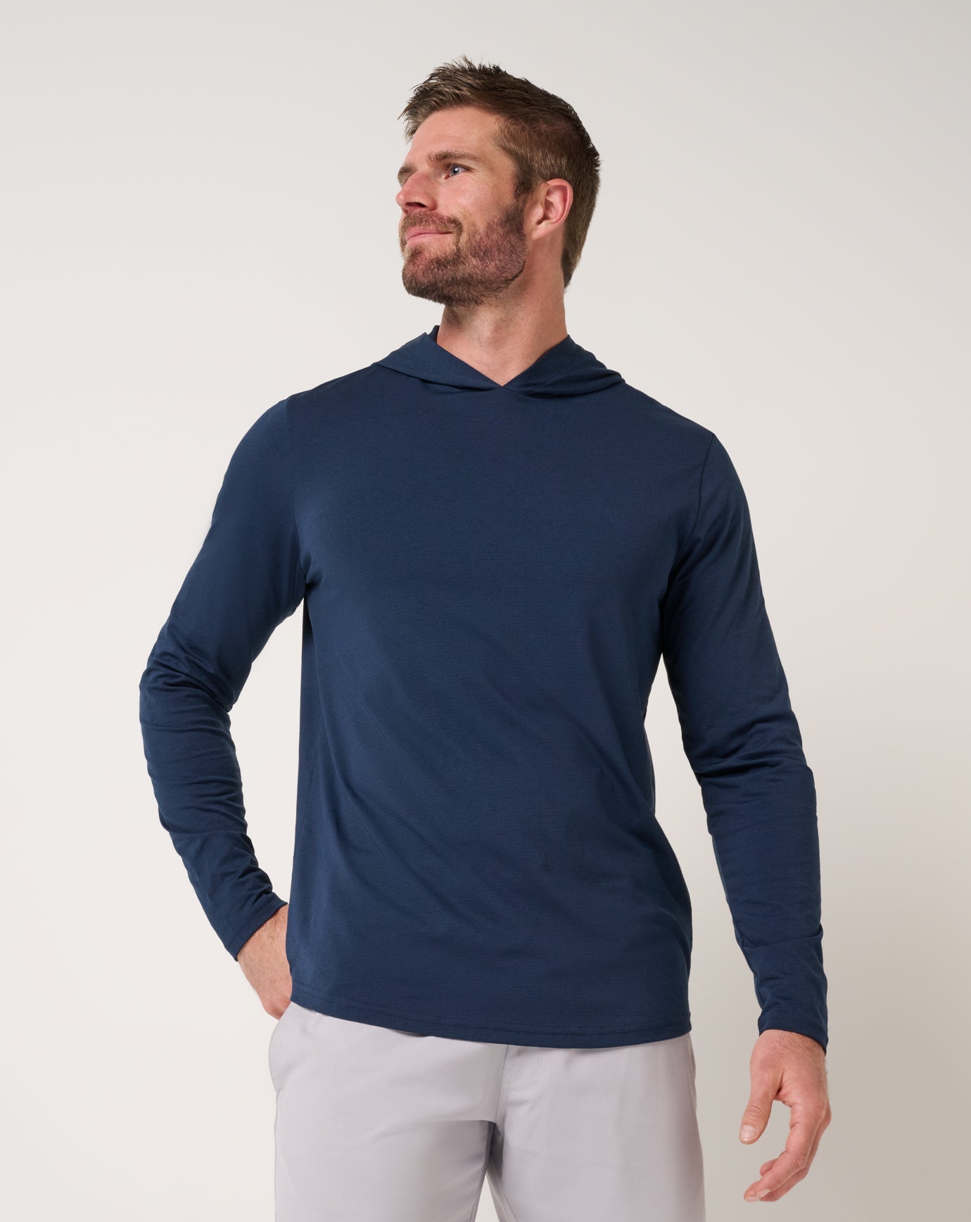 TravisMathew | Performance Jersey Hoodie - Total Eclipse