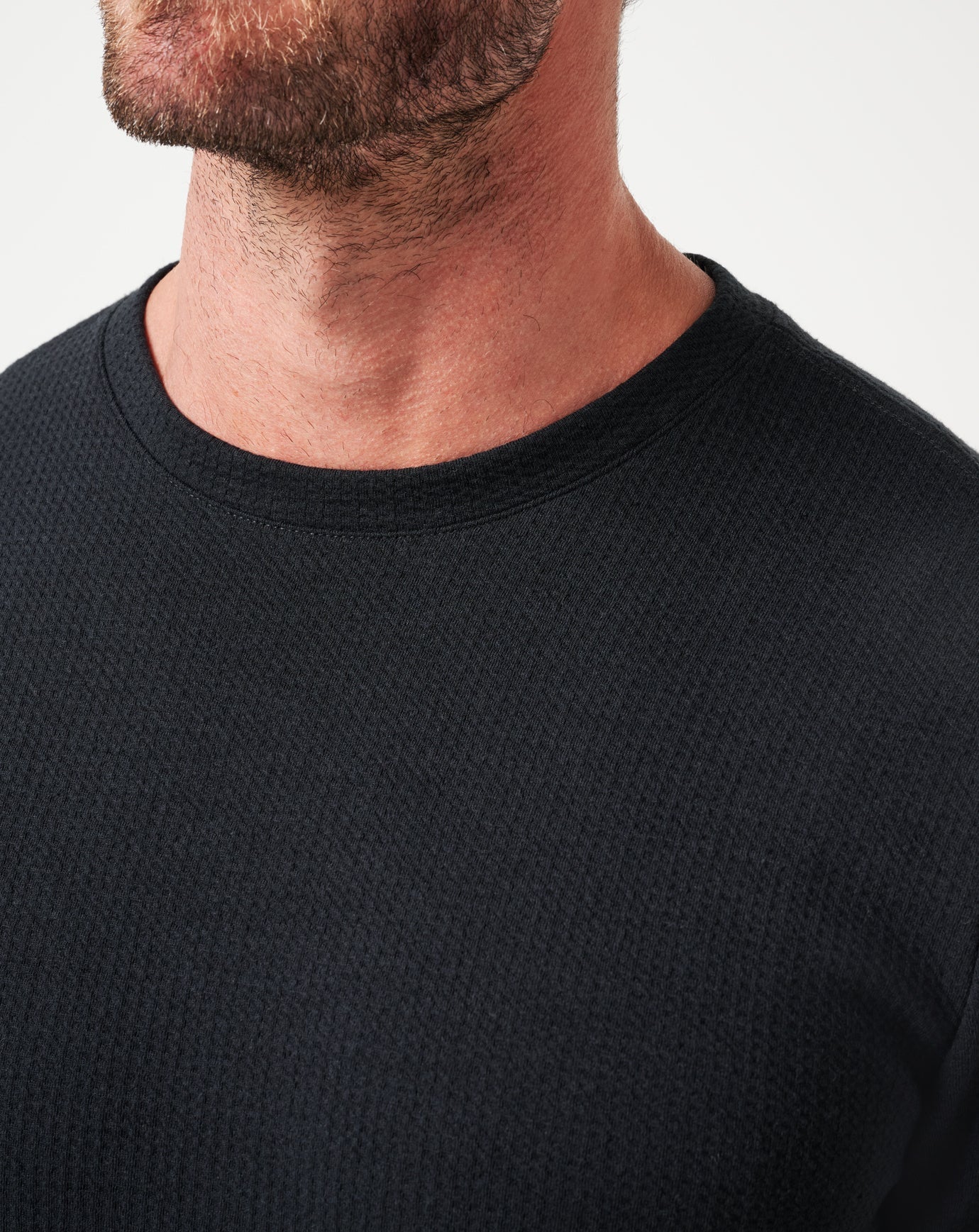 TravisMathew | Cloud Waffle Crew - Black