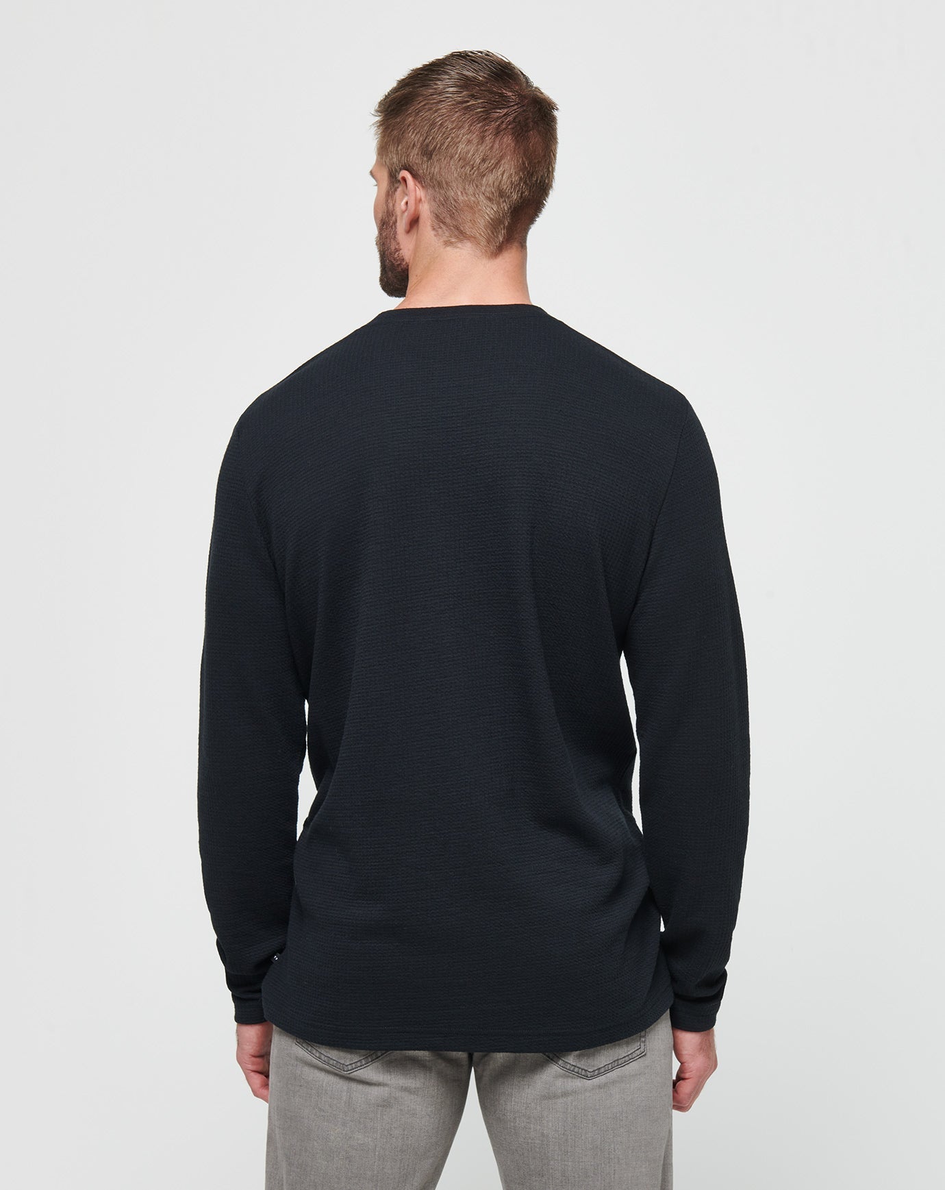 TravisMathew | Cloud Waffle Crew - Black