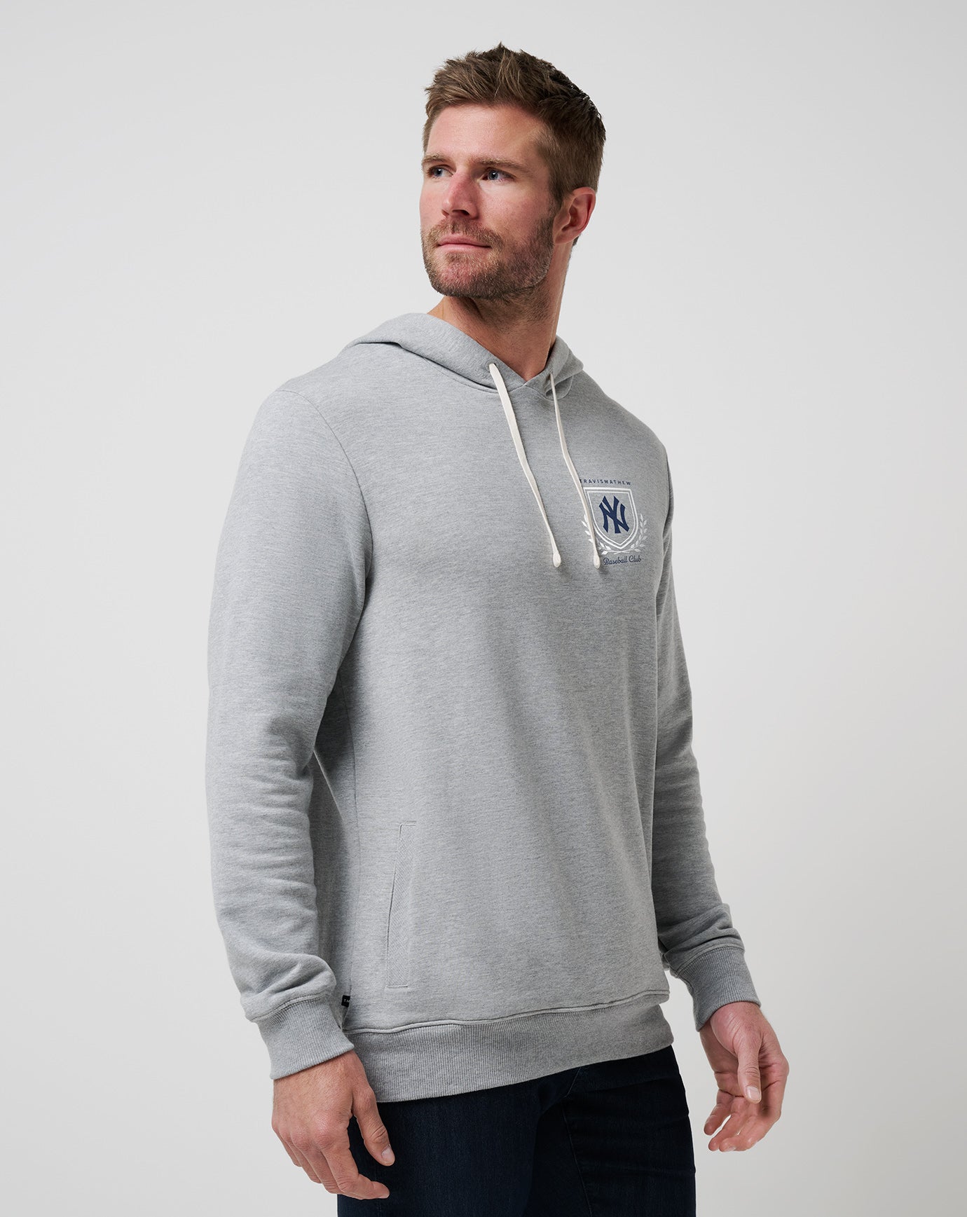 TravisMathew | New York Yankees Stadium Hoodie - Heather Grey