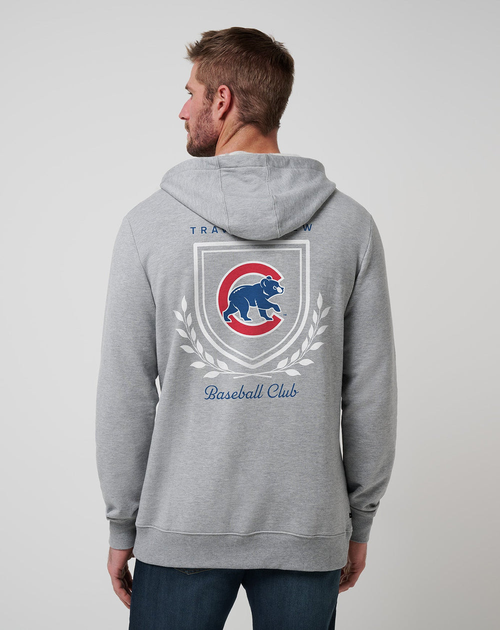 TravisMathew | Chicago Cubs Stadium Hoodie - Heather Grey