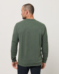 TravisMathew | Cloud Sweater - Heather Dark Olive