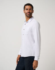 TravisMathew | Comfortknit TM Social Club Button-Up - White