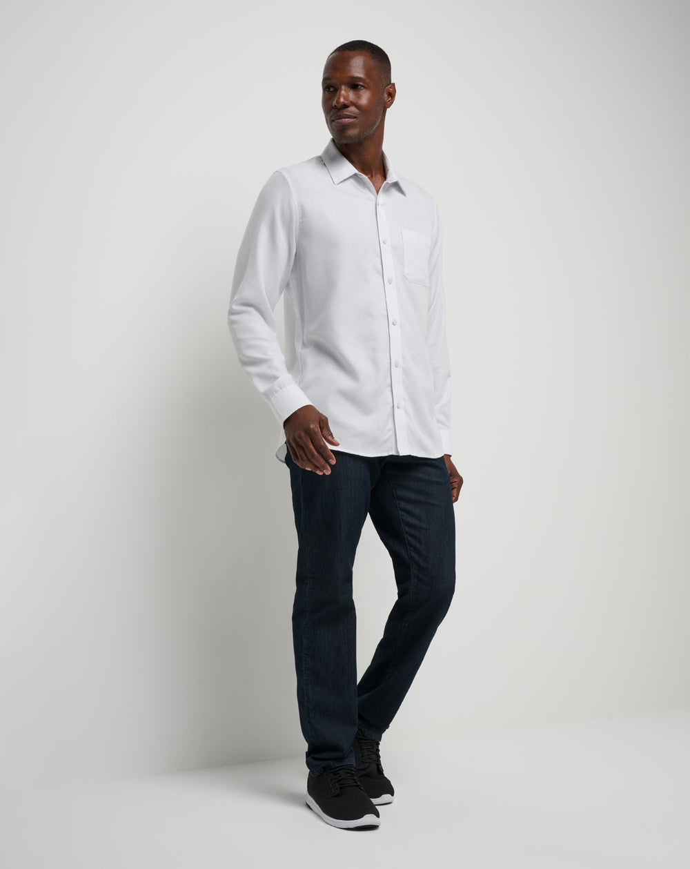 TravisMathew | Little Leary Button-Up - White