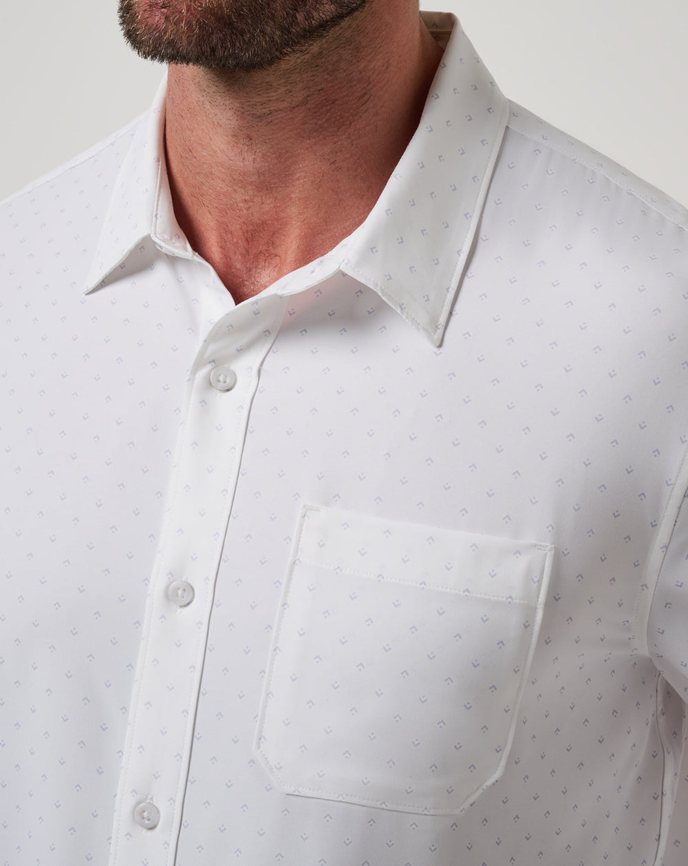 TravisMathew | Techwoven Tidbits Button-Up - White