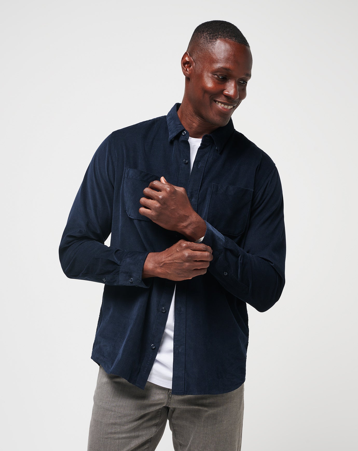 TravisMathew | Barrel Of Laughs Button-Up - Total Eclipse