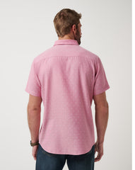 TravisMathew | Early Check In Button-Up - Heather Rose Wine