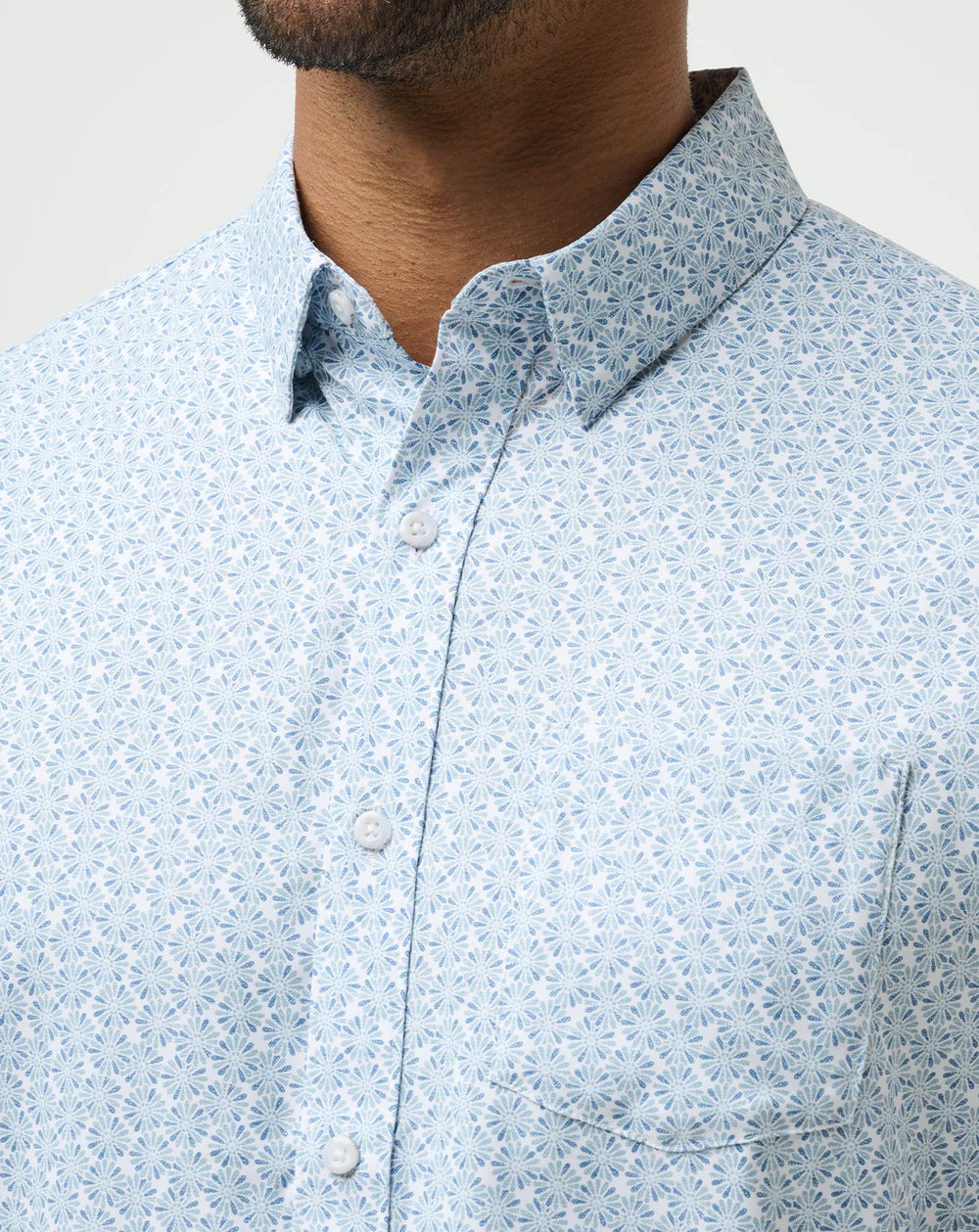 TravisMathew | Techwoven Country Mile Button-Up - White